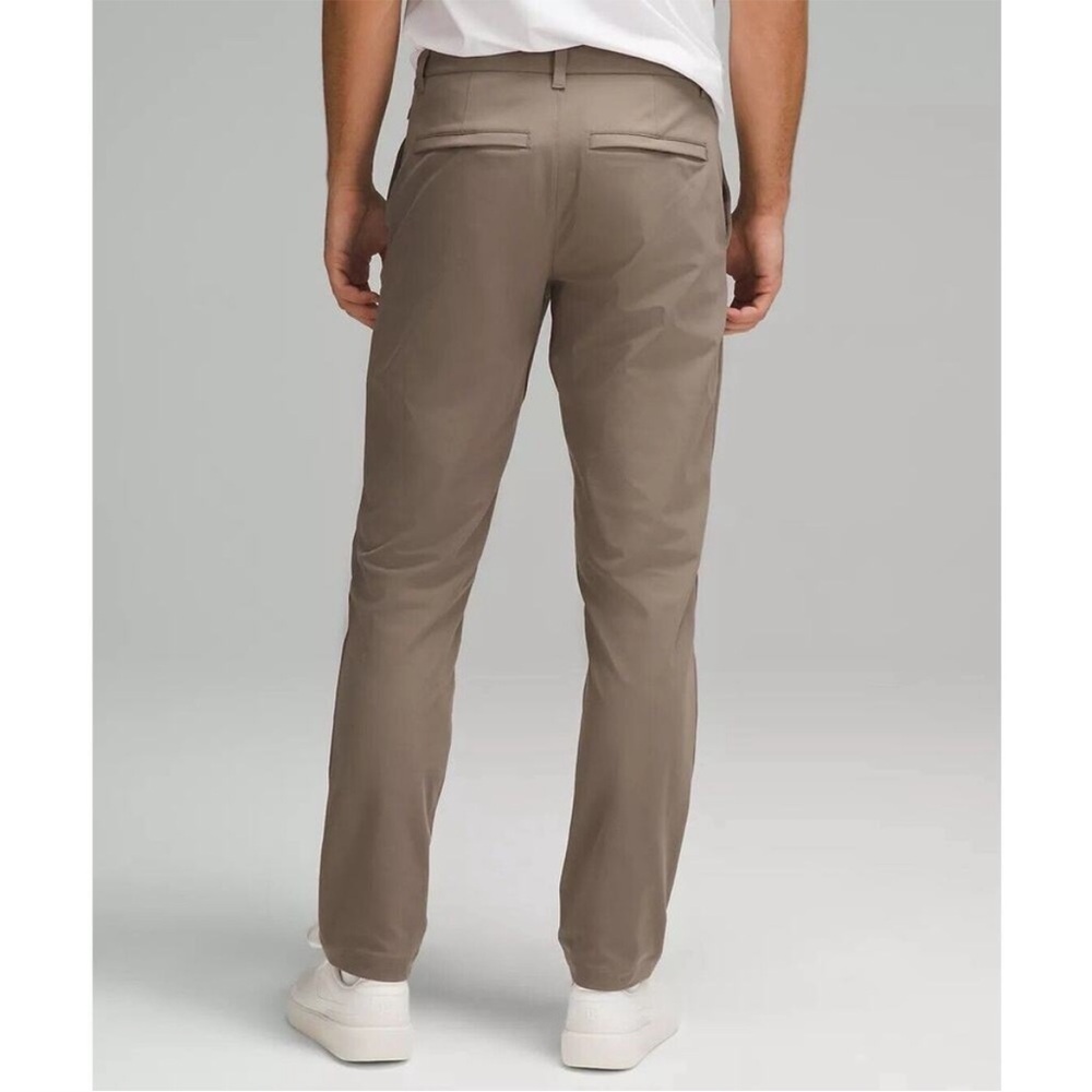 Lululemon ABC Classic-Fit 5Pkt Pants Trouser Warpstreme In Nomad 32 - Picture 3 of 5